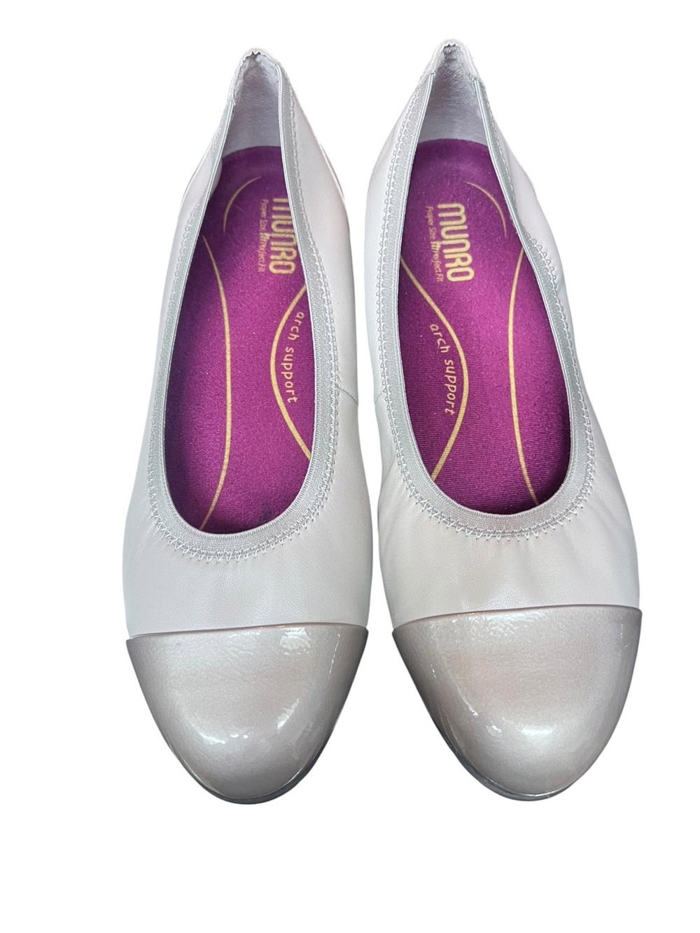 MUNRO Leather Mila Comfort Ballet Flats 10WW - Picture 3 of 6